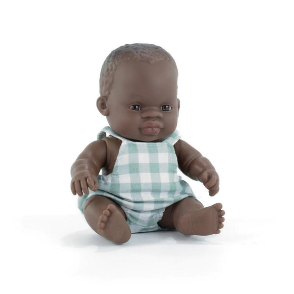 Miniland - African Boy Baby Doll 21cm