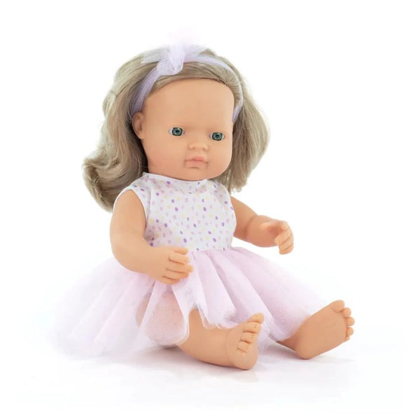 Miniland - My Friends & Me, 38cm Blonde Girl Baby Doll