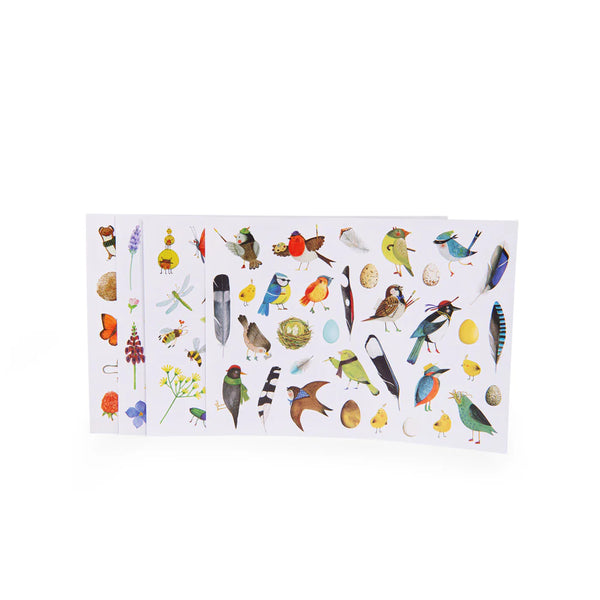 Moulin Roty - Le Jardin 133 Pack of Stickers, The Botanist