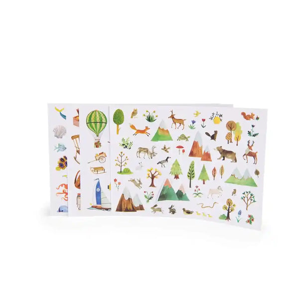 Moulin Roty - 154 Pack of Stickers, Adventure