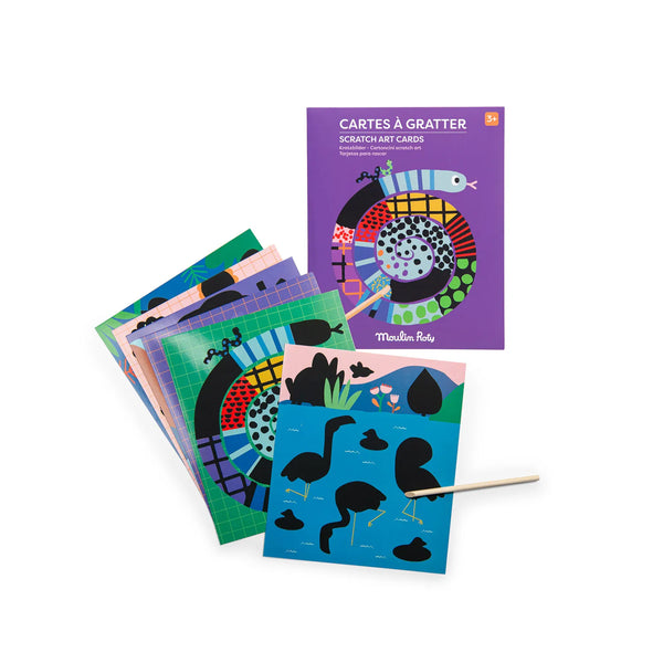 Moulin Roty - Les Toupitis Scratch Art Cards