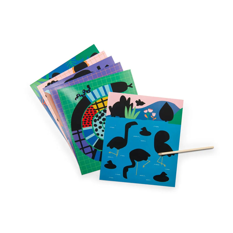 Moulin Roty - Les Toupitis Scratch Art Cards
