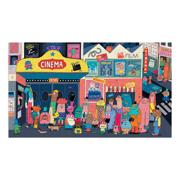 Moulin Roty - Let’s All Go To The Movies, 200 Piece Puzzle