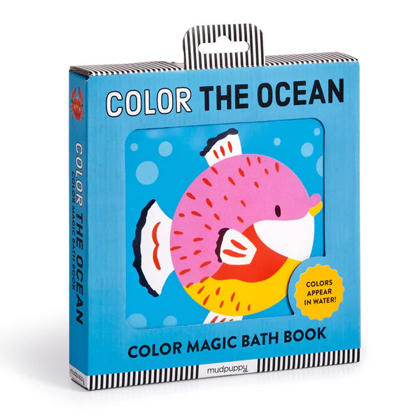 Mudpuppy - Bath Book, Color the Ocean