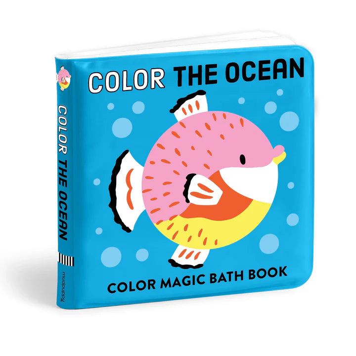 Mudpuppy - Bath Book, Color the Ocean