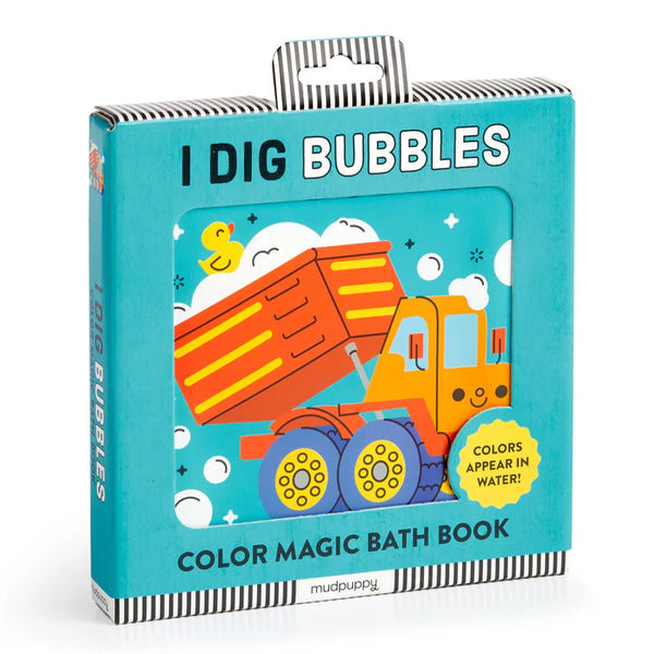 Mudpuppy - Bath Book, I Dig Bubbles