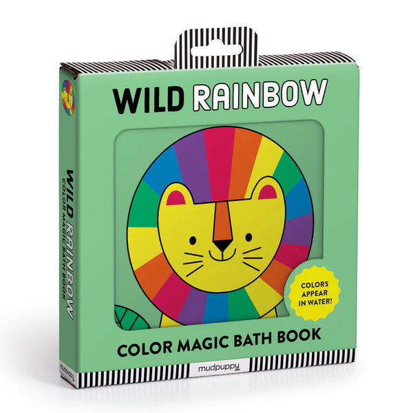 Mudpuppy - Bath Book, Wild Rainbow