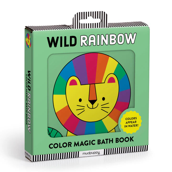 Mudpuppy - Bath Book, Wild Rainbow