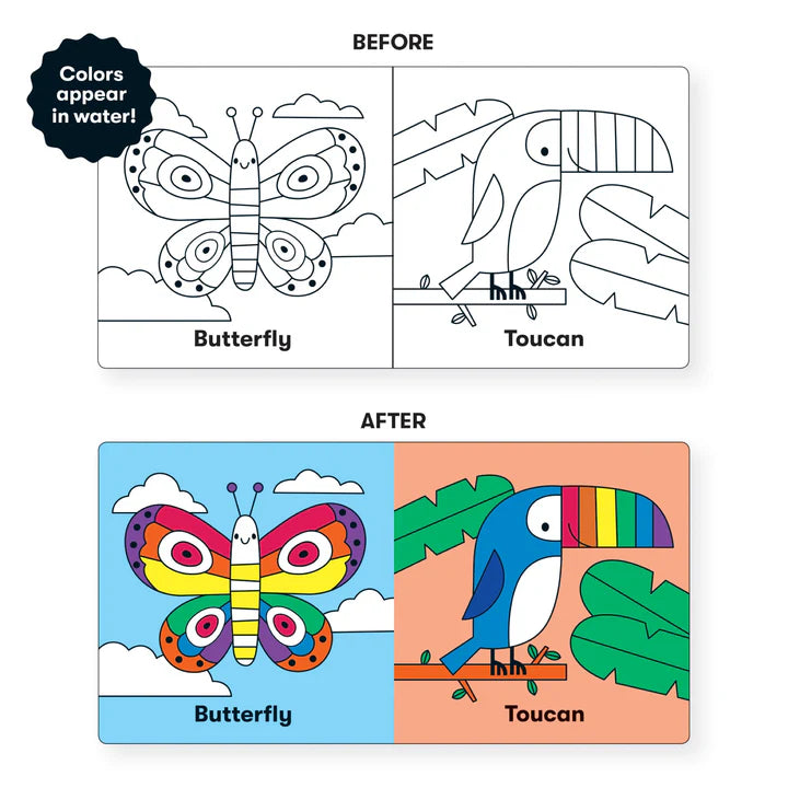 Mudpuppy - Bath Book, Wild Rainbow