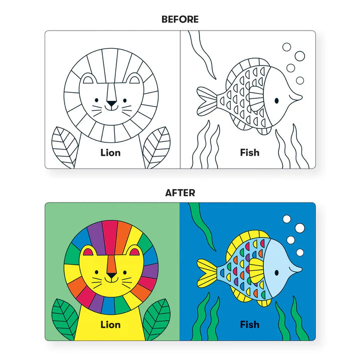 Mudpuppy - Bath Book, Wild Rainbow