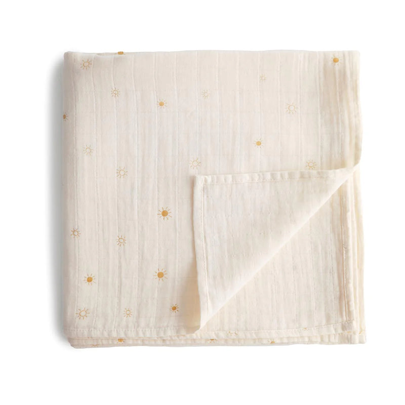 Mushie - Muslin Swaddle, Sun