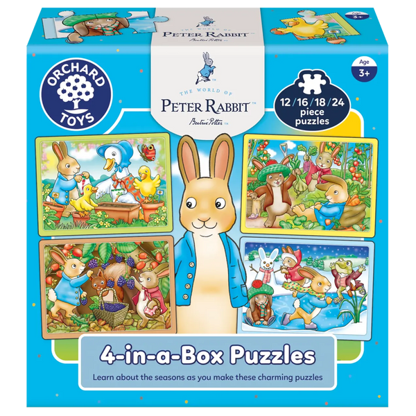 Orchard Toys - Peter Rabbit 4-in-a-Box Puzzles