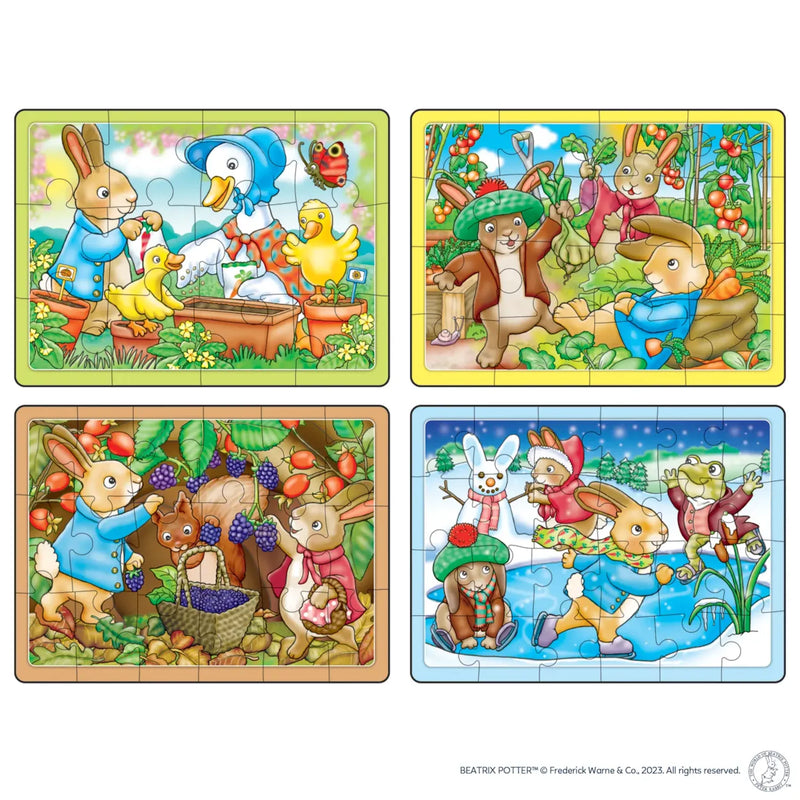 Orchard Toys - Peter Rabbit 4-in-a-Box Puzzles