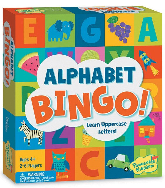Peaceable Kingdom - Alphabet Bingo