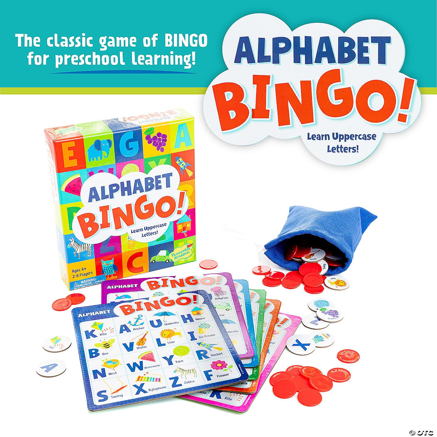 Peaceable Kingdom - Alphabet Bingo – Childplay Melbourne