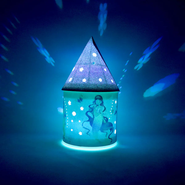 Pink Poppy - Shimmering Mermaid Colour Changing LED Lantern