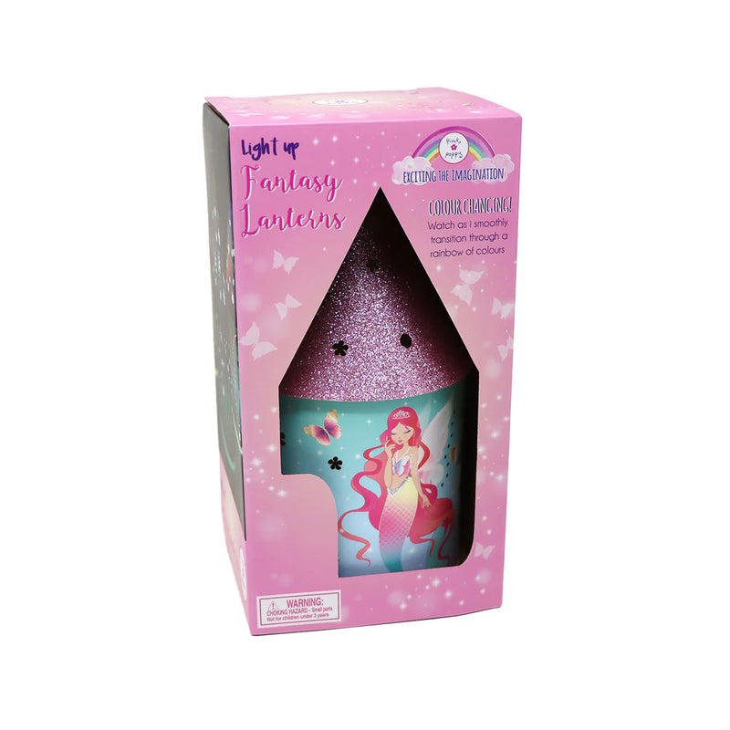 Pink Poppy - Shimmering Mermaid Colour Changing LED Lantern