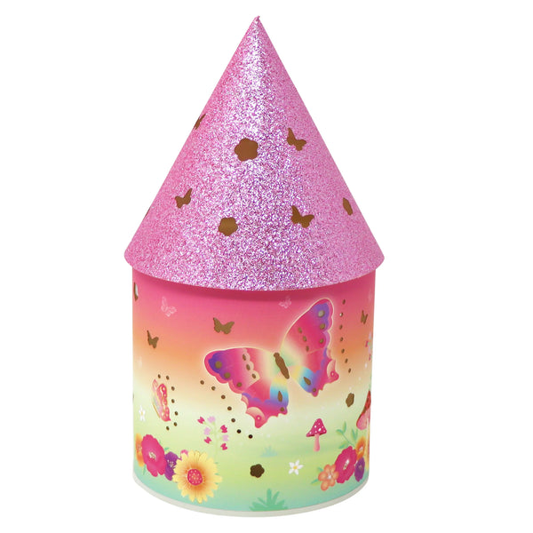 Pink Poppy - Rainbow Butterfly Colour Changing Lantern