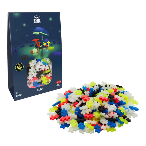 Plus Plus - Glow Mix, 300 Pieces