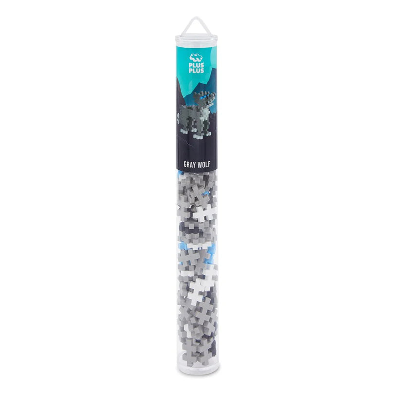 Plus Plus - Gray Wolf 100 Pieces Tube