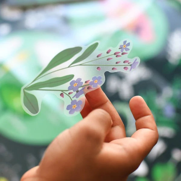 Poppik - Discovery Stickers and Poster, Botanic