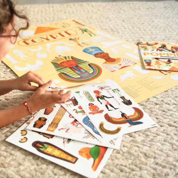 Poppik - Discovery Stickers and Poster, Egypt