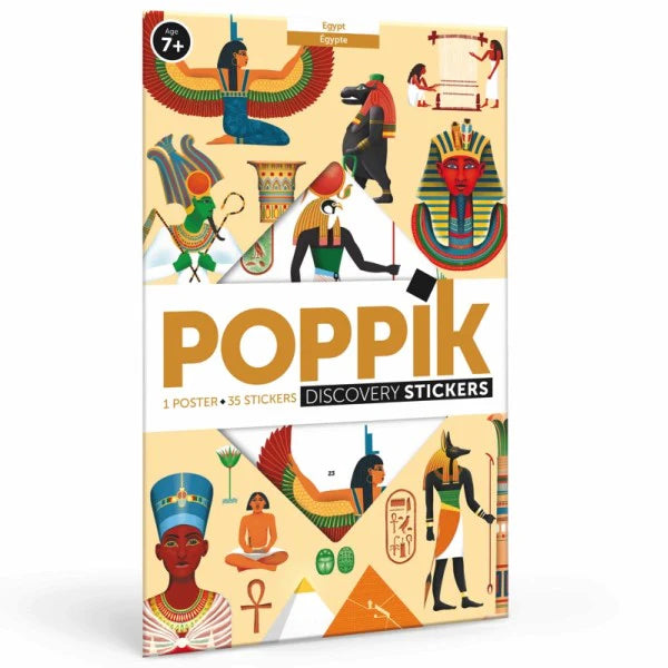 Poppik - Discovery Stickers and Poster, Egypt