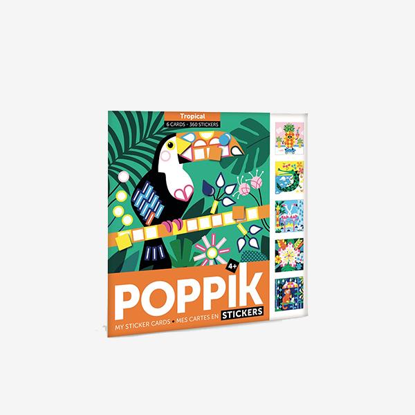 Poppik - My Sticker Cards, Tropical