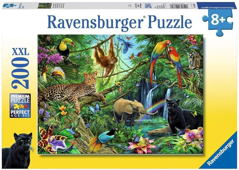 Ravensburger -  Animals in the Jungle Jigsaw Puzzle, 200 Piece Puzzle