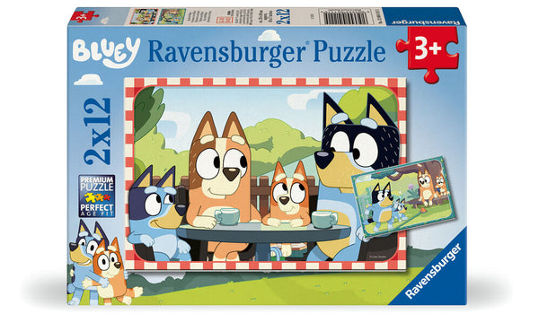 Ravensburger - Bluey, 2 x 12 Piece Puzzle