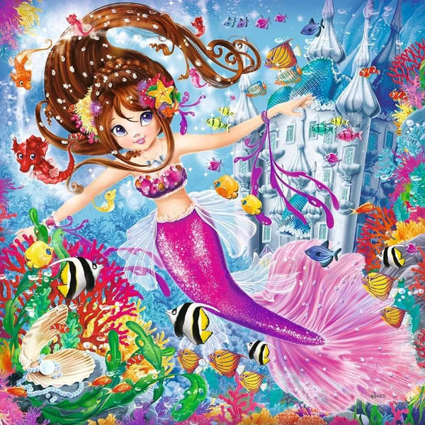 Ravensburger - Charming Mermaids, 3 x 49 Piece Jigsaw Puzzles