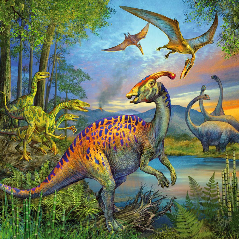 Ravensburger - Jigsaw Puzzle, 3 x 49 Pieces, Dinosaur Fascination