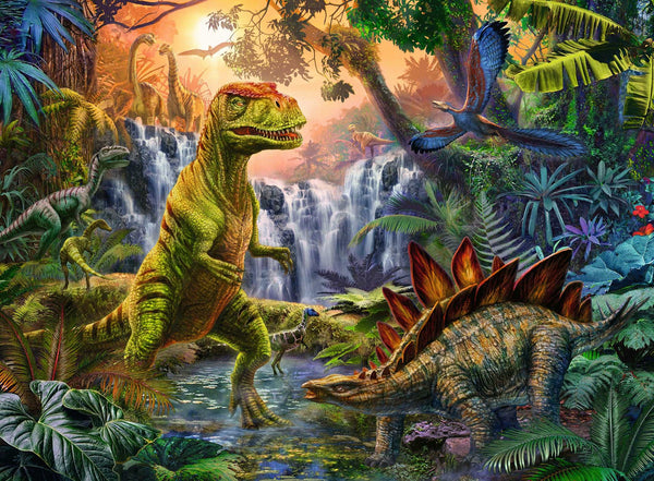 Ravensburger - Dinosaur Oasis, 100 Piece Jigsaw Puzzle