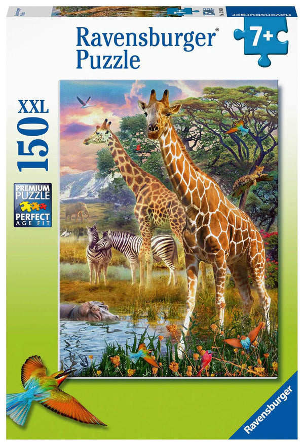 Ravensburger - Giraffes in Africa Puzzle, 150 XXL Pieces