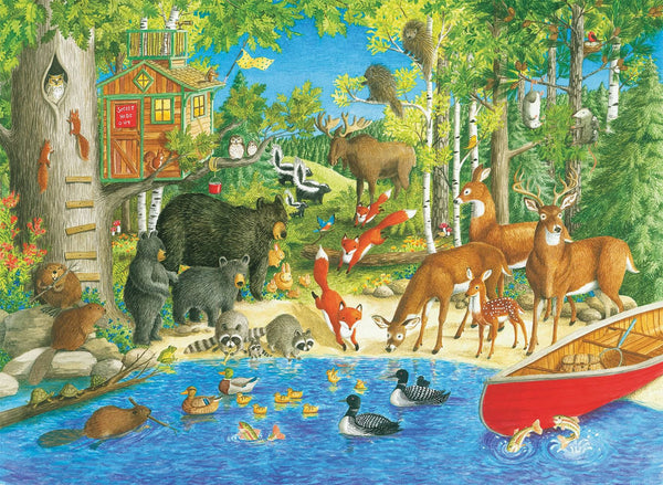 Ravensburger - Jigsaw Puzzle, 200 Pieces, Woodland Friends