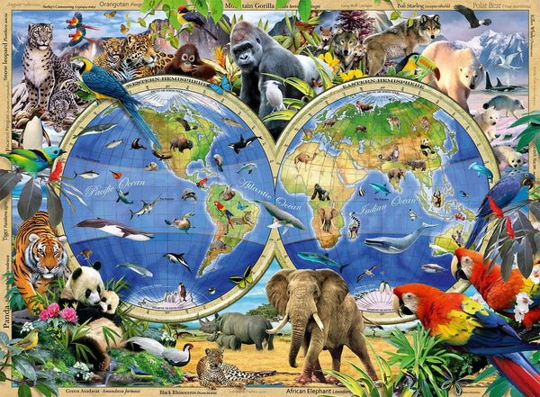 Ravensburger - Jigsaw Puzzle, 300 Pieces, World of Wildlife Puzzle