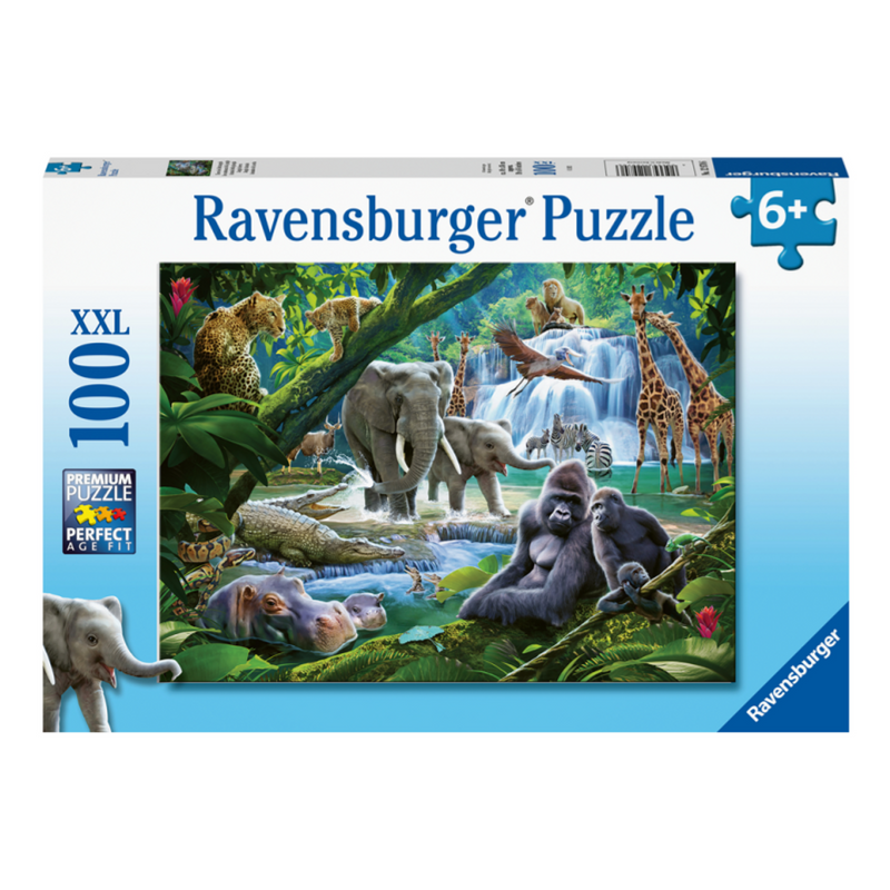 Ravensburger - Jungle Animals, 100 Piece Puzzle