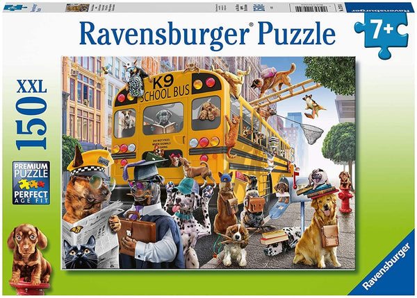 Ravensburger - Pet School Bus Pals, 150 XXL Piece Puzzle