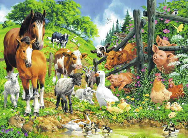 Ravensburger Puzzle 100 Pieces Animals Get together