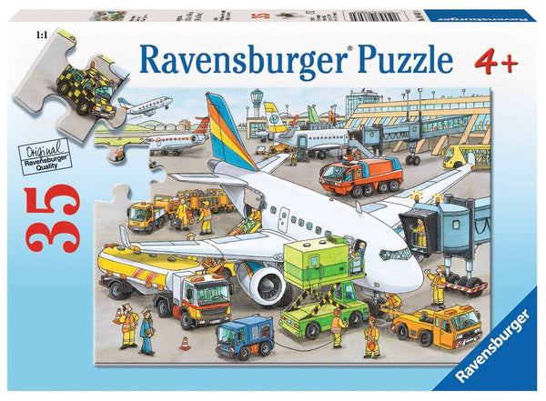 Ravensburger - Jigsaw Puzzle 35-Pieces , Busy Airport