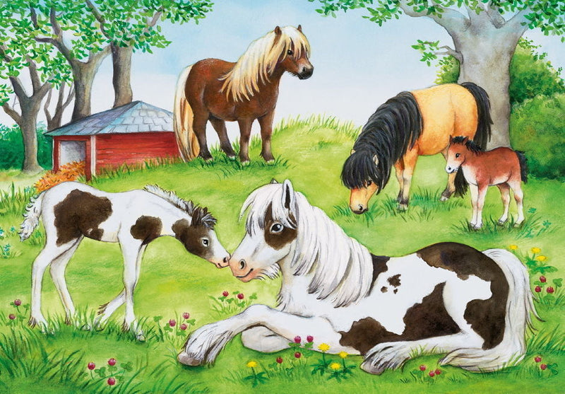 Ravensburger - World of Horses, 2 x 24 Piece Jigsaw Puzzles