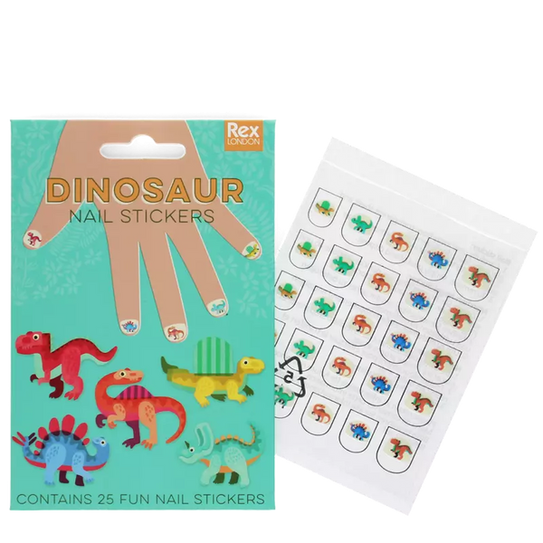 Rex London - Nail Stickers, Dinosaur