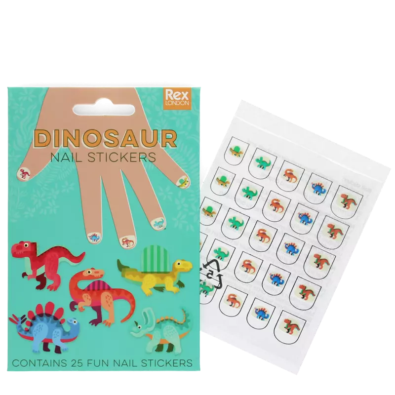 Rex London - Nail Stickers, Dinosaur