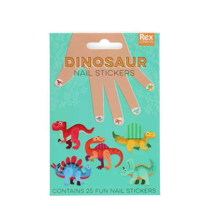Rex London - Nail Stickers, Dinosaur