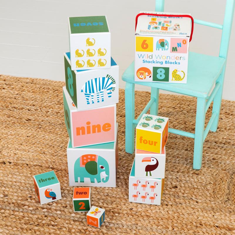 Rex London- Wild Wonders Stacking Blocks