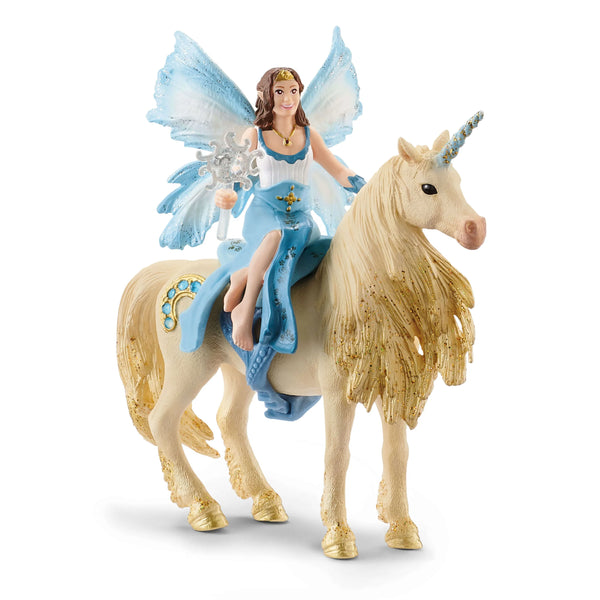 Schleich - Fairy Eyela with Golden Unicorn