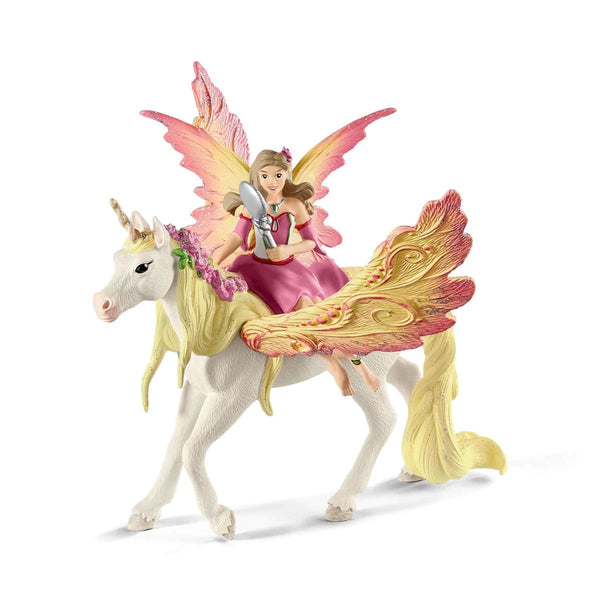 Schleich- Fairy Freya with Pegasus Unicorn