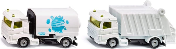 Siku - Municipal Set, Sweeper & Garbage Truck