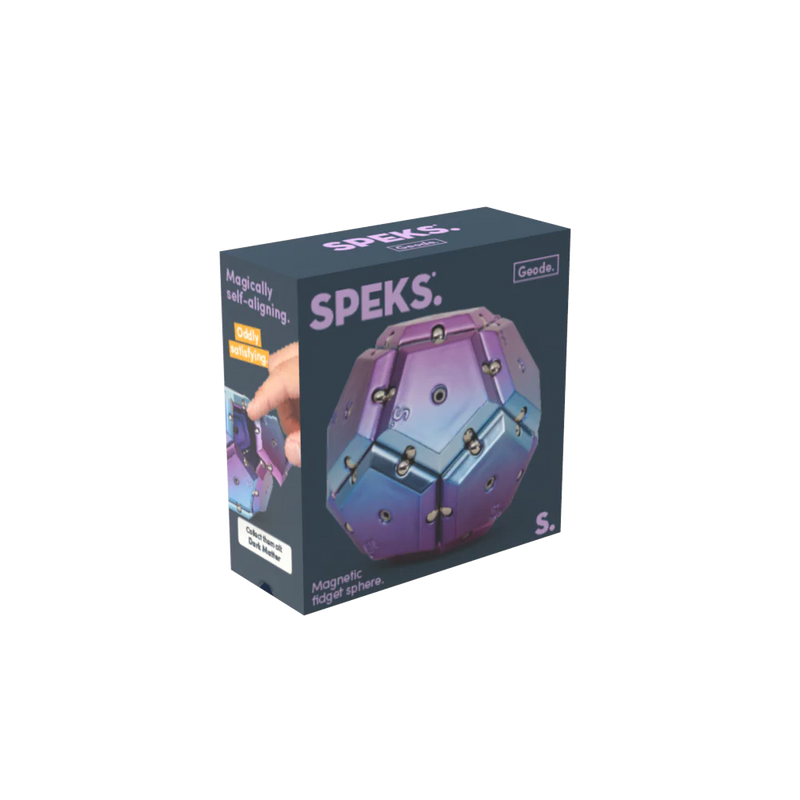 Geoed Sphere Speks - Geode Sphere, Chrome – Childplay Melbourne