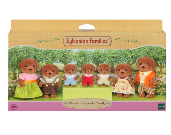 Sylvanian Families - Chocolate Labrador Family